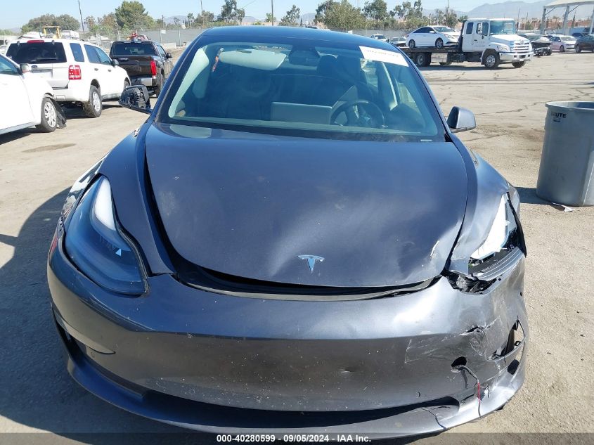 2021 Tesla Model 3 Standard Range Plus Rear-Wheel Drive VIN: 5YJ3E1EA0MF022951 Lot: 40280599