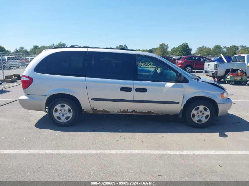 2003 Dodge Grand Caravan Se VIN: 1D8GP24R33B275337 Lot: 40280609