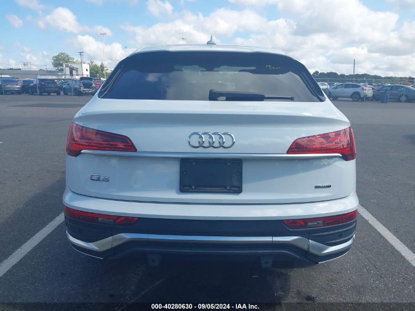 2021 Audi Q5 Sportback Premium 45 Tfsi Quattro S Tronic VIN: WA14AAFY5M2103775 Lot: 40280630