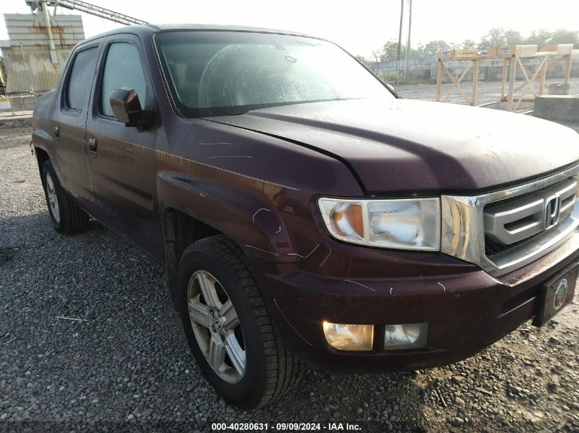 2011 Honda Ridgeline Rtl VIN: 5FPYK1F58BB004587 Lot: 40280631