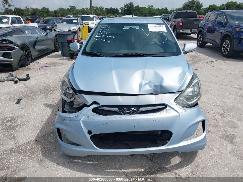 2013 Hyundai Accent Se VIN: KMHCU5AE8DU138159 Lot: 40280663