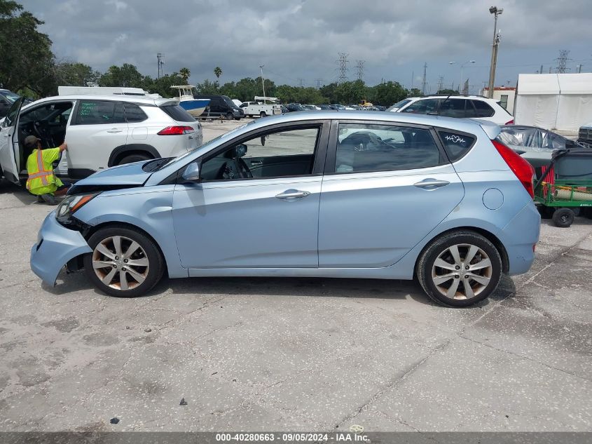 2013 Hyundai Accent Se VIN: KMHCU5AE8DU138159 Lot: 40280663