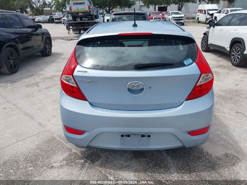 2013 Hyundai Accent Se VIN: KMHCU5AE8DU138159 Lot: 40280663