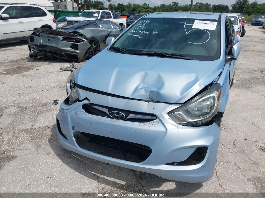 2013 Hyundai Accent Se VIN: KMHCU5AE8DU138159 Lot: 40280663