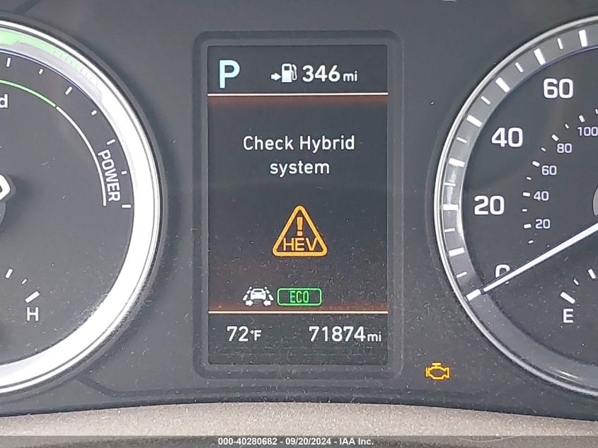 KMHE34L31KA092433 2019 Hyundai Sonata Hybrid Limited