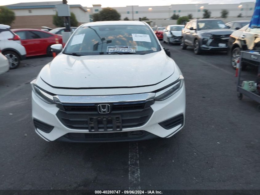 2019 Honda Insight Ex VIN: 19XZE4F5XKE022066 Lot: 40280747