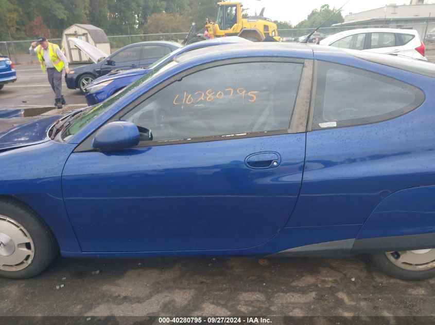 2002 Honda Insight VIN: JHMZE14742T000783 Lot: 40280795