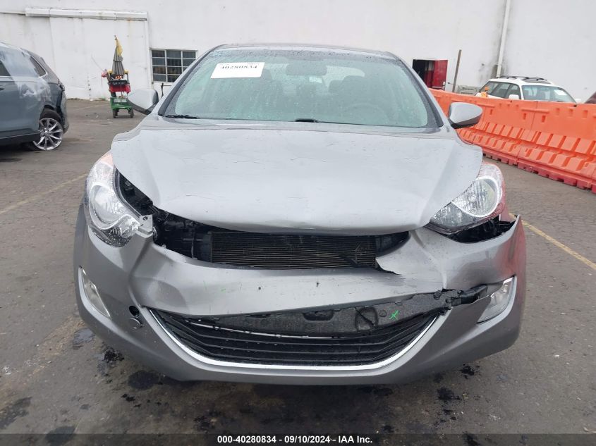 2013 Hyundai Elantra Gls VIN: KMHDH4AE9DU535172 Lot: 40280834