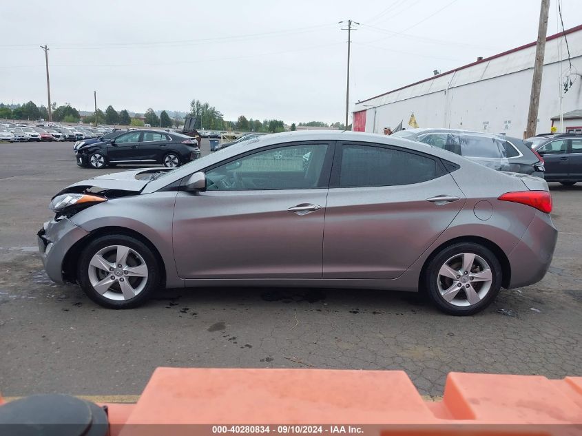 2013 Hyundai Elantra Gls VIN: KMHDH4AE9DU535172 Lot: 40280834