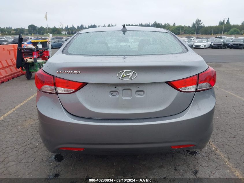 2013 Hyundai Elantra Gls VIN: KMHDH4AE9DU535172 Lot: 40280834