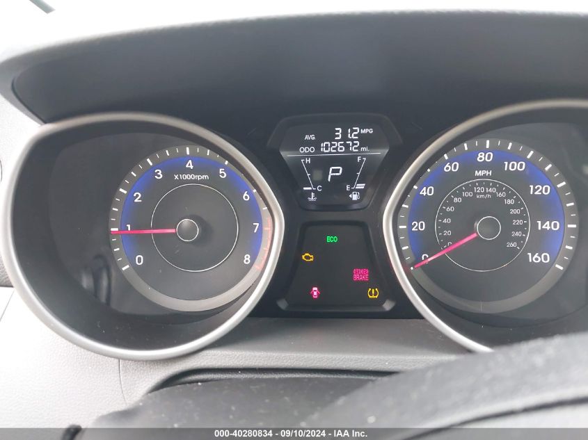 KMHDH4AE9DU535172 2013 Hyundai Elantra Gls