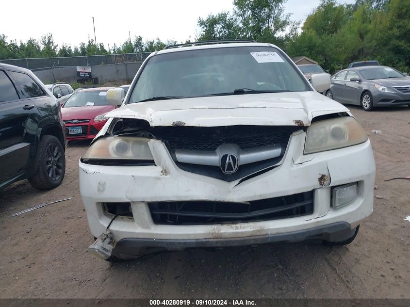 2006 Acura Mdx Touring VIN: 2HNYD189X6H519510 Lot: 40280919