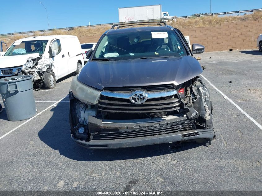 2015 Toyota Highlander Xle VIN: 5TDJKRFH7FS151794 Lot: 40280920