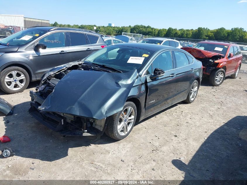 2015 Ford Fusion Hybrid Titanium VIN: 3FA6P0RU7FR190941 Lot: 40280927