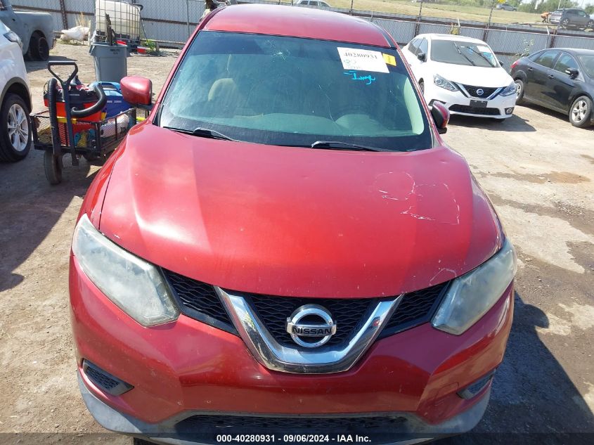 2016 Nissan Rogue S/Sl/Sv VIN: 5N1AT2MN3GC732253 Lot: 40280931