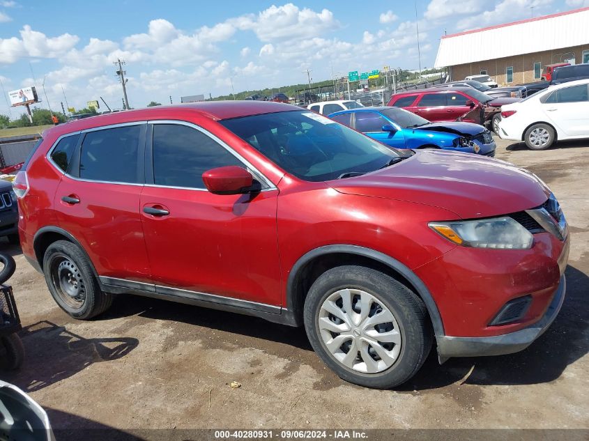 2016 Nissan Rogue S/Sl/Sv VIN: 5N1AT2MN3GC732253 Lot: 40280931