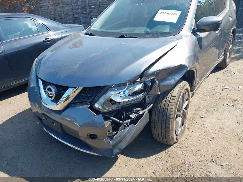 2016 Nissan Rogue Sl VIN: 5N1AT2MVXGC862272 Lot: 40280948