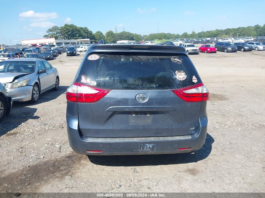 5TDKK3DC4GS754843 2016 Toyota Sienna Le 8 Passenger