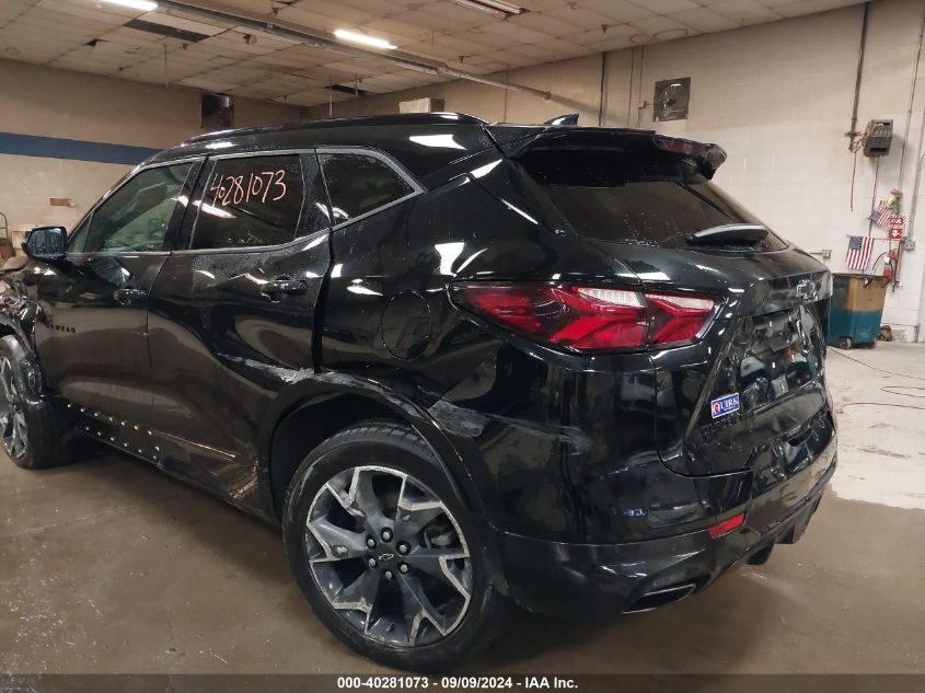 2022 Chevrolet Blazer Awd Rs VIN: 3GNKBKRS7NS209813 Lot: 40281073