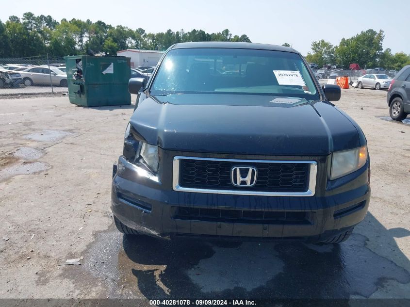 2007 Honda Ridgeline Rtx VIN: 2HJYK16327H536812 Lot: 40281078