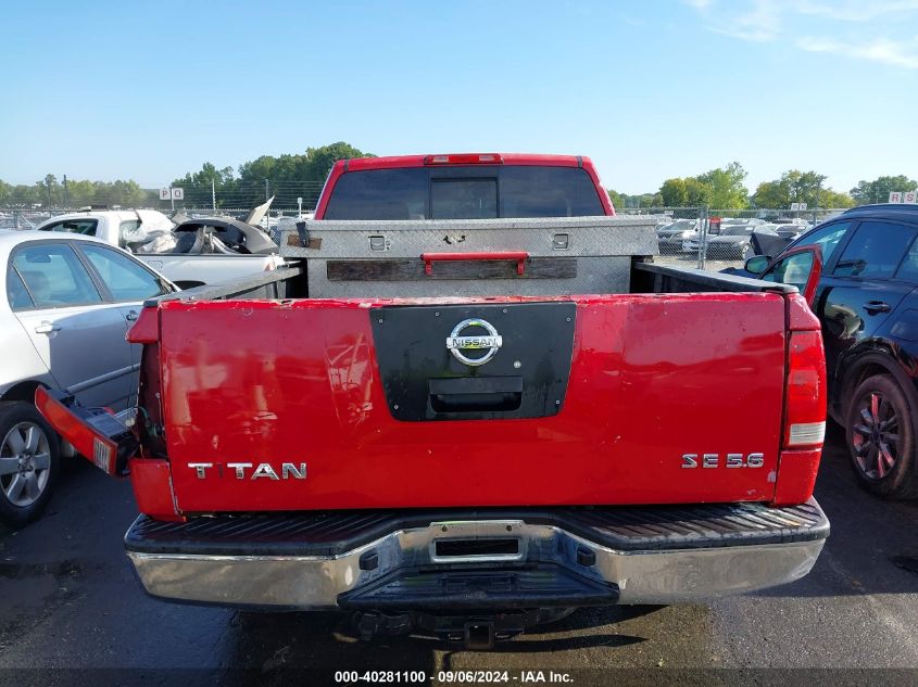 2005 Nissan Titan Se VIN: 1N6BA06A75N577640 Lot: 40281100