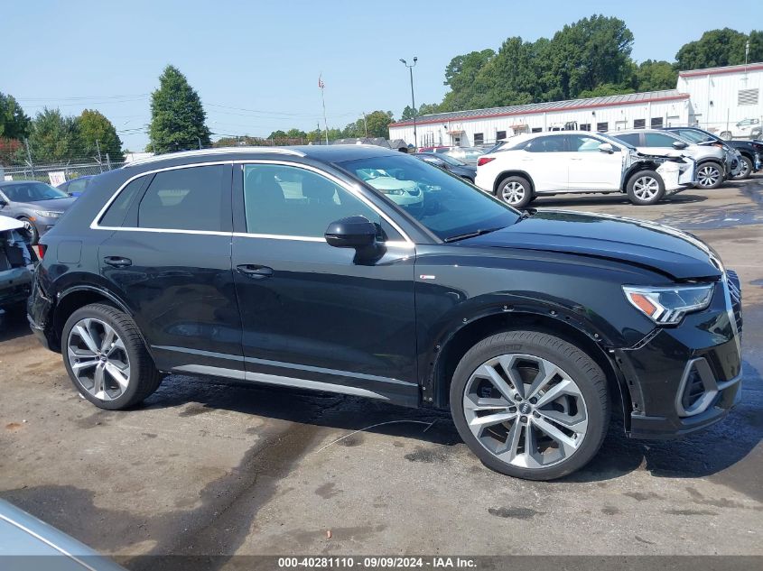 2020 Audi Q3 Premium Plus 45 Tfsi S Line Quattro Tiptronic VIN: WA1EECF34L1076663 Lot: 40281110