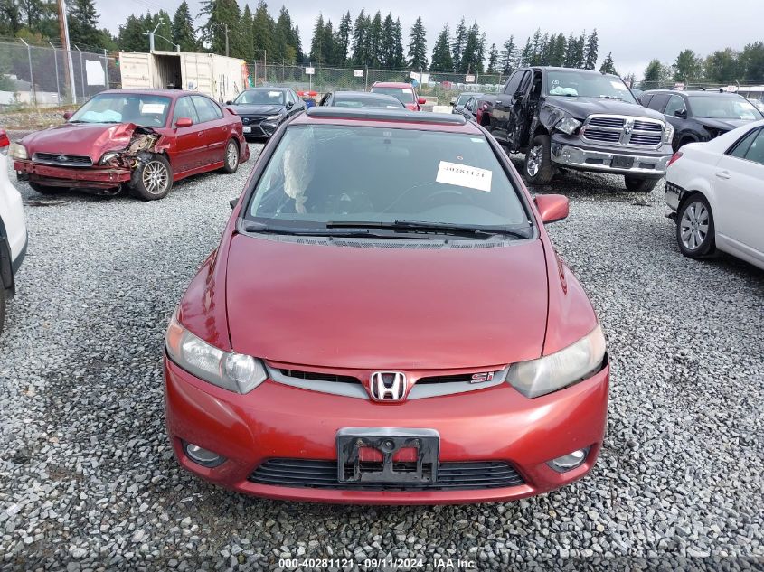 2008 Honda Civic Si VIN: 2HGFG21528H700302 Lot: 40281121