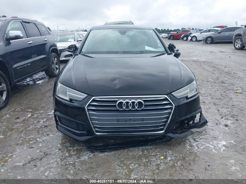 2019 Audi A4 40 Premium/40 Titanium Premium VIN: WAUGMAF43KA023821 Lot: 40281151