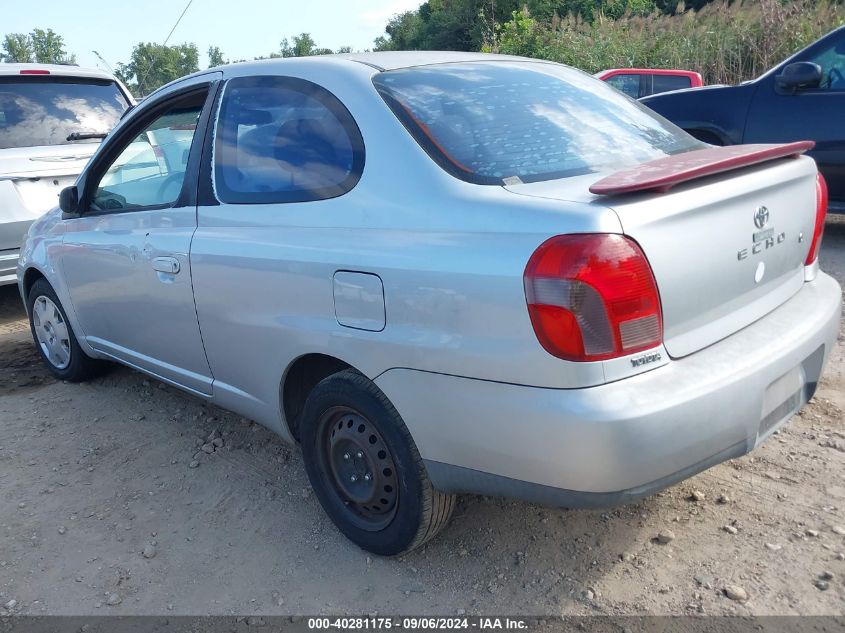 2002 Toyota Echo VIN: JTDAT123820226296 Lot: 40281175