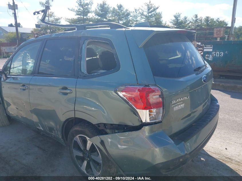 2017 Subaru Forester 2.5I Premium VIN: JF2SJAGC0HH519642 Lot: 40281202