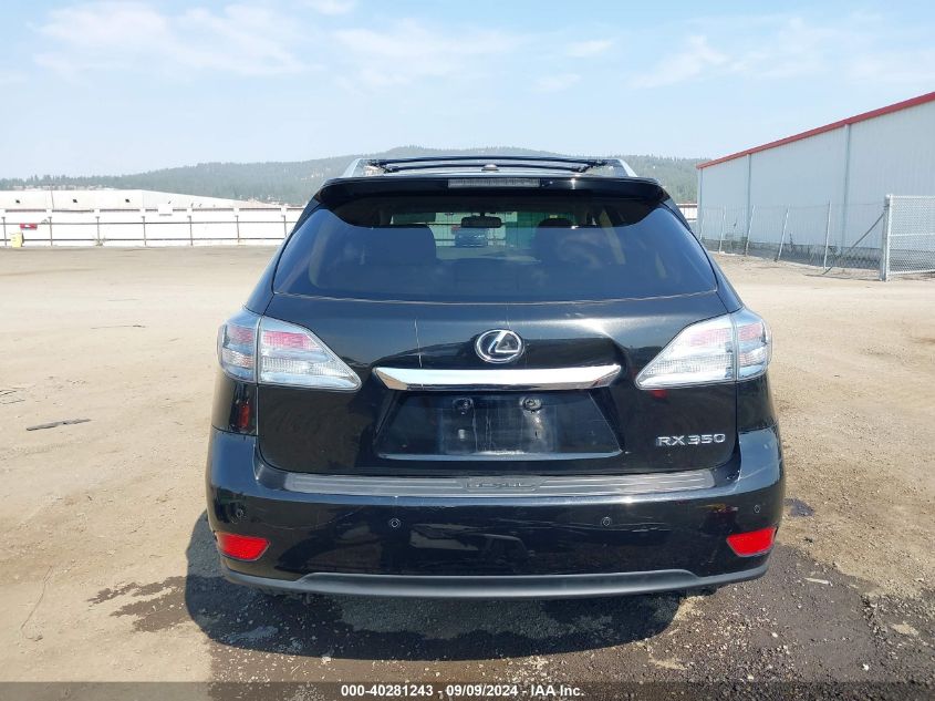 2011 Lexus Rx 350 VIN: 2T2BK1BA9BC115294 Lot: 40281243