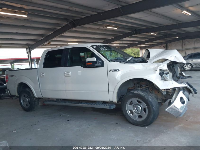 2012 Ford F-150 Lariat VIN: 1FTFW1EF4CFA86197 Lot: 40281283