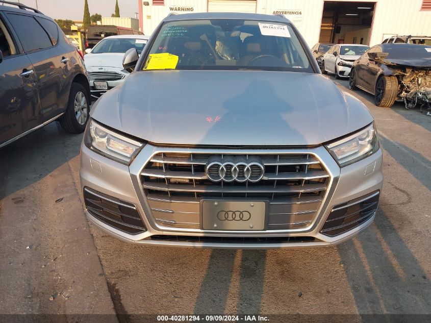 2018 Audi Q5 2.0T Premium/2.0T Tech Premium VIN: WA1ANAFY3J2041599 Lot: 40281294