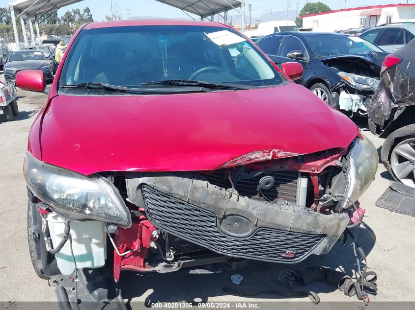 2010 Toyota Corolla S VIN: 2T1BU4EE1AC378182 Lot: 40281305