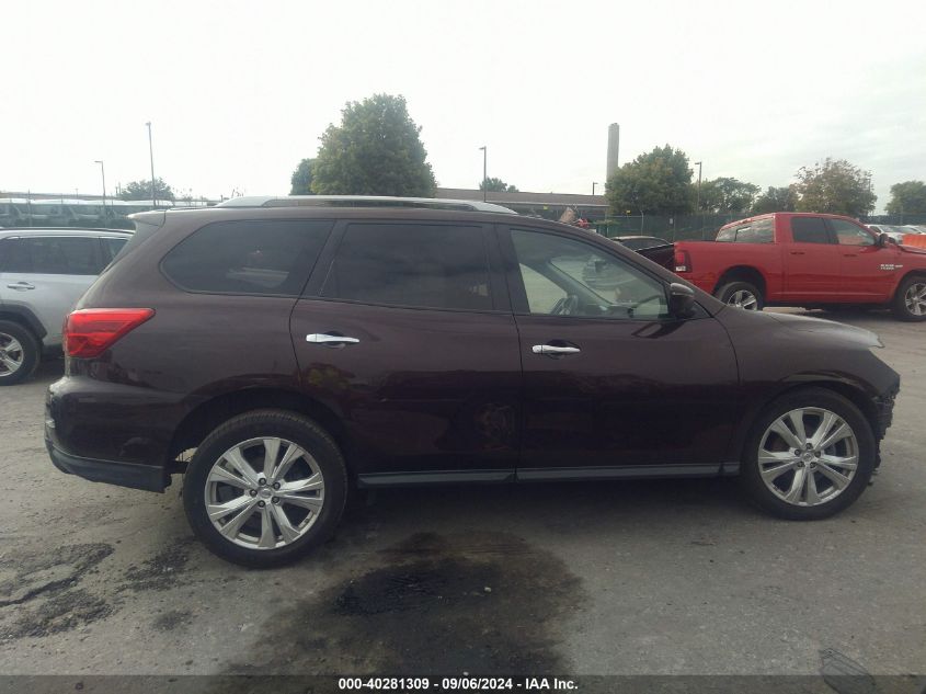 2019 Nissan Pathfinder S/Sl/Sv/Platinum VIN: 5N1DR2MM3KC595925 Lot: 40281309