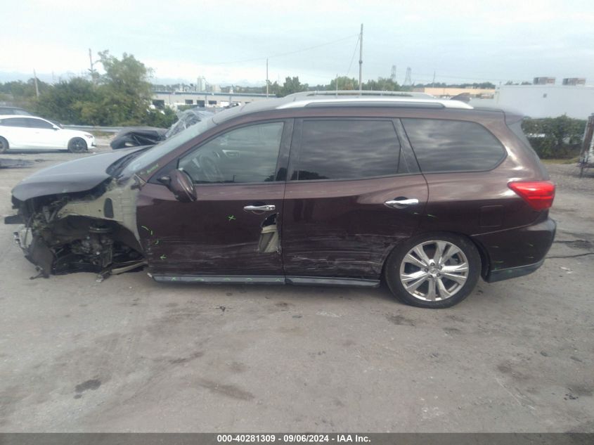 2019 Nissan Pathfinder S/Sl/Sv/Platinum VIN: 5N1DR2MM3KC595925 Lot: 40281309