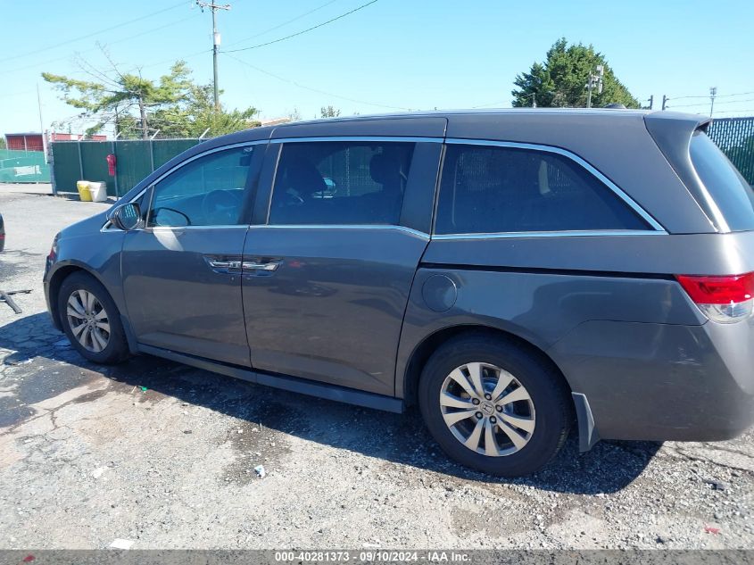 2016 Honda Odyssey Ex-L VIN: 5FNRL5H60GB014805 Lot: 40281373