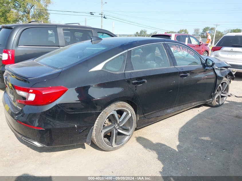 VIN 1HGCV1F33JA222003 2018 HONDA ACCORD SPORT