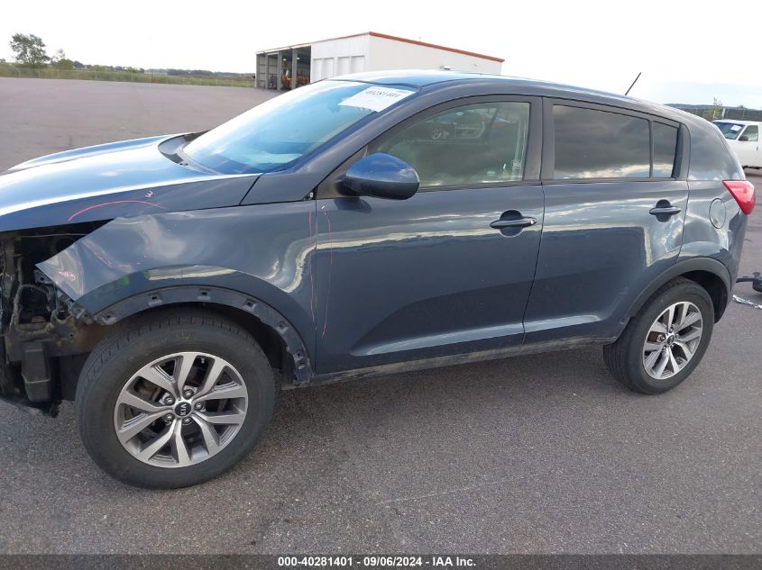 2014 Kia Sportage Lx VIN: KNDPB3AC2E7613805 Lot: 40281401