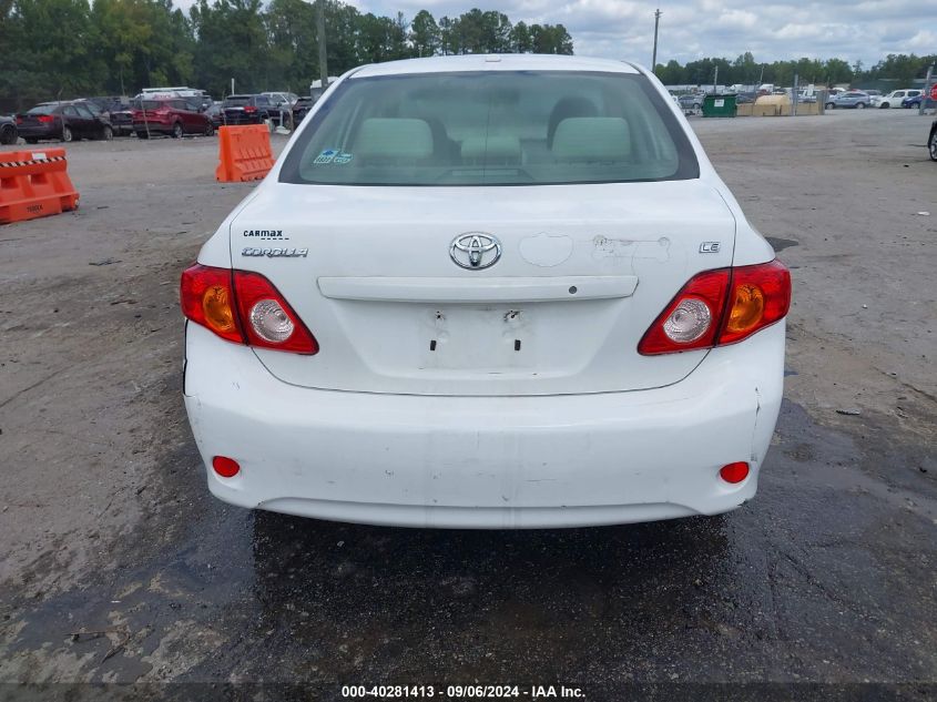 2009 Toyota Corolla Le VIN: JTDBL40E999093189 Lot: 40281413