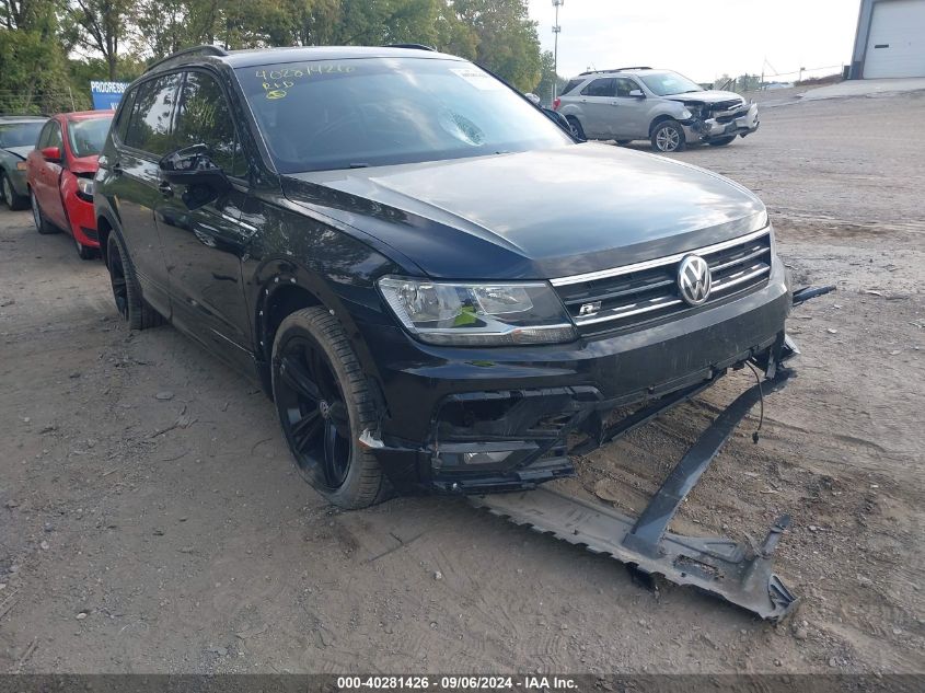 3VV2B7AX7KM180084 2019 Volkswagen Tiguan Se/Sel/Sel R-Line Jet-Bla