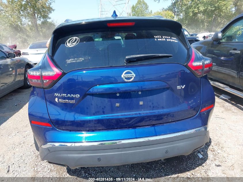 2020 Nissan Murano Sv Fwd VIN: 5N1AZ2BJ4LN134881 Lot: 40281435