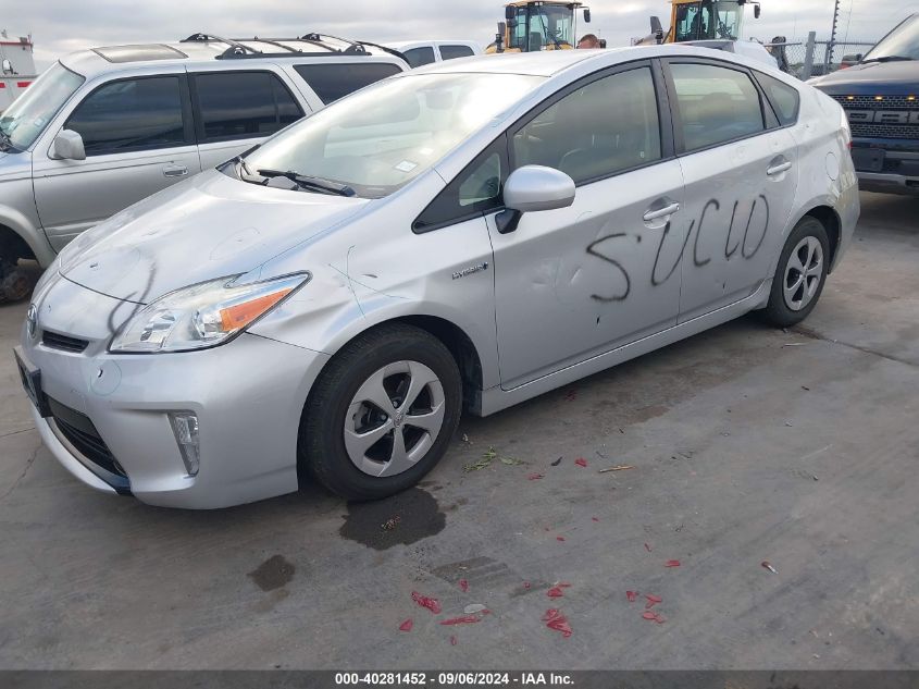 2015 Toyota Prius VIN: JTDKN3DU7F1913348 Lot: 40281452