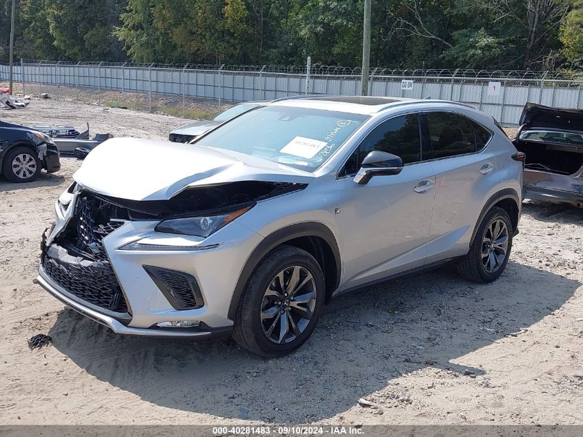 VIN JTJYARBZ4J2112206 2018 Lexus NX 300, F Sport no.2