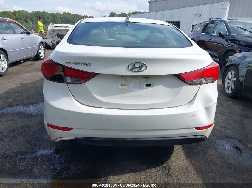 2014 Hyundai Elantra Se VIN: 5NPDH4AE3EH524040 Lot: 40281534