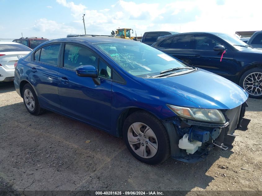 VIN 19XFB2F5XEE045139 2014 Honda Civic, LX no.1