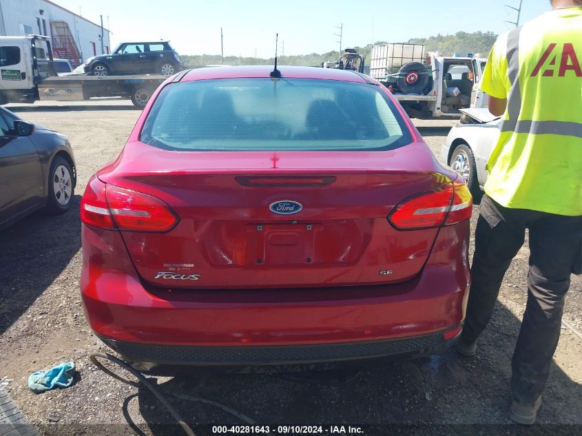 2016 Ford Focus Se VIN: 1FADP3F25GL250257 Lot: 40281643