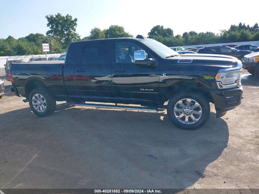 2023 Ram 2500 Laramie Mega Cab 4X4 6'4 Box VIN: 3C6UR5NLXPG593497 Lot: 40281652