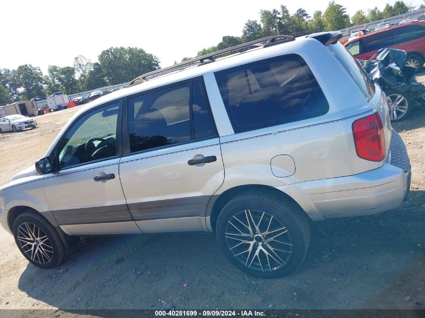 2HKYF18115H552363 2005 Honda Pilot Lx