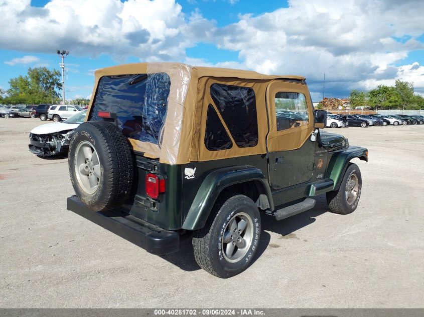 1997 Jeep Wrangler Sahara VIN: 1J4FY49S3VP550414 Lot: 40281702